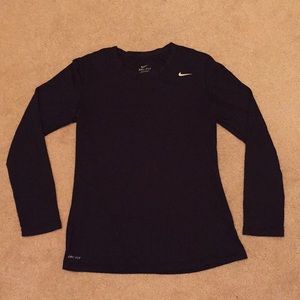 Nike Black Long Sleeve Tee